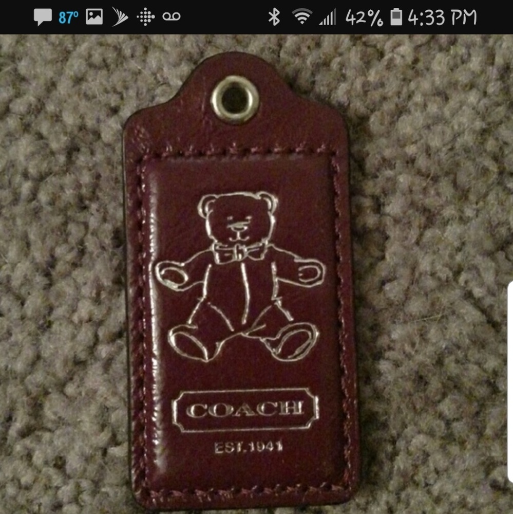 IN SEARCH OF THIS COACH HANGTAG